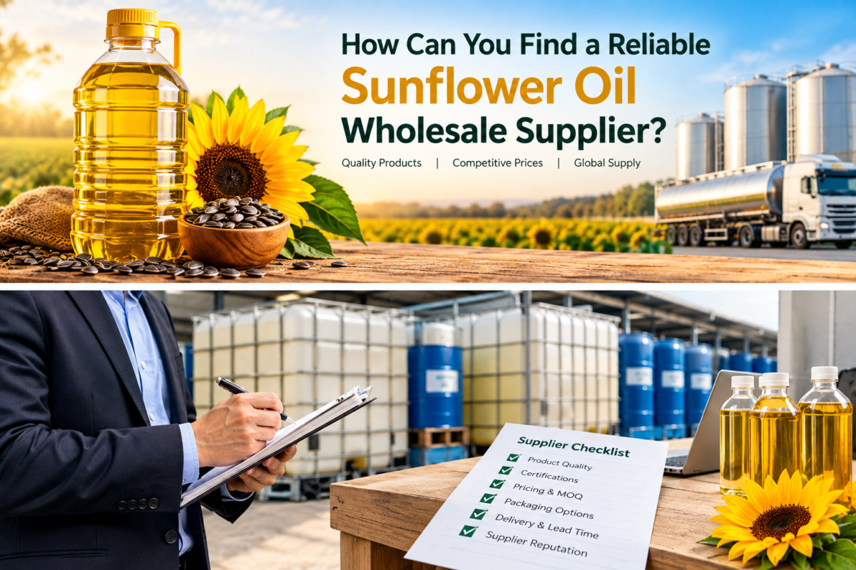 How Can You Find a Reliable Sunflower Oil Wholesale Supplier?