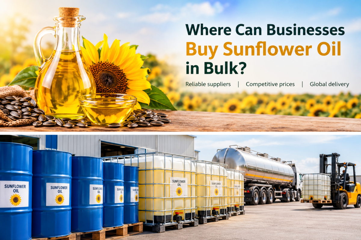 Where Can Businesses Buy Sunflower Oil in Bulk?